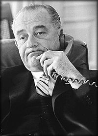 Former President Lyndon B. Johnson